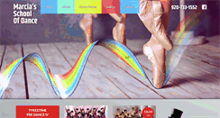 Desktop Screenshot of marciasschoolofdance.com